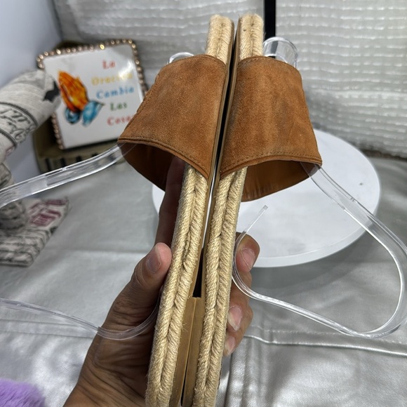 (S1) Tory Burch Benton Double T - Leather and Suede Logo Flats, Size 9.5 M - Picture 7 of 9